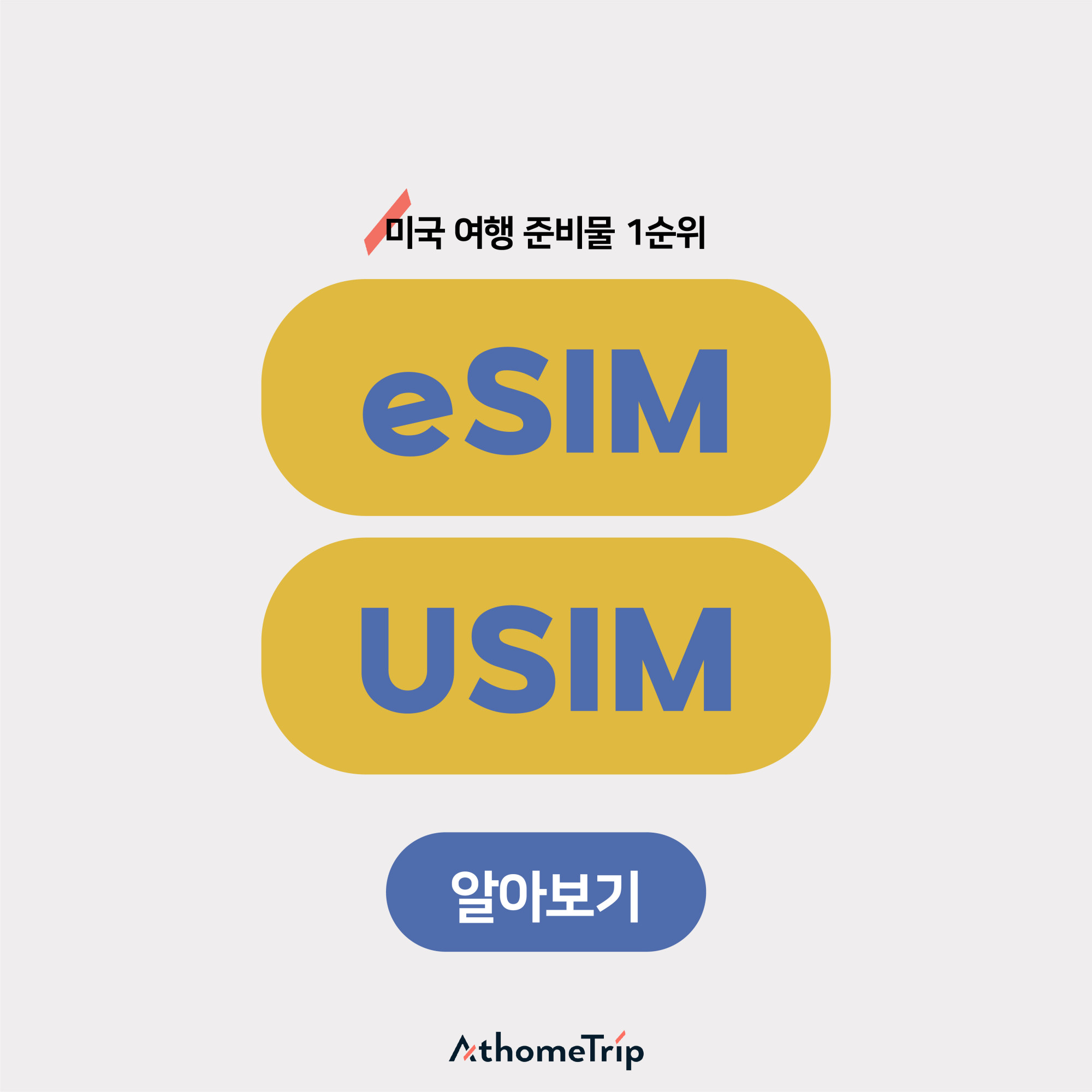 미국 여행의 첫 단추인 유심과 이심 중 나에게 맞는 통신 방법 찾기